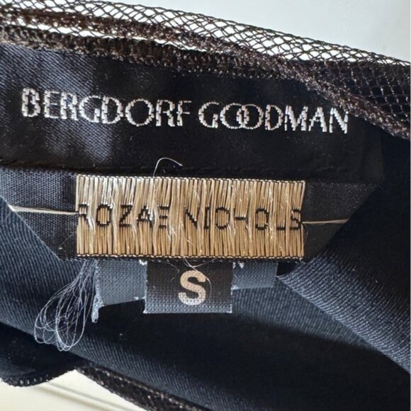 Vintage Y2K Bergdorf Goodman Rosa Nichols Silk Blend Velvet Maxi Slip Dress S - Picture 15 of 16